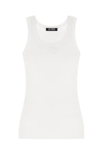 White Solid Round Neck Top 1