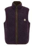 Purple Textured Logo Vest 1