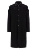 Black Wool Trench Coat 1