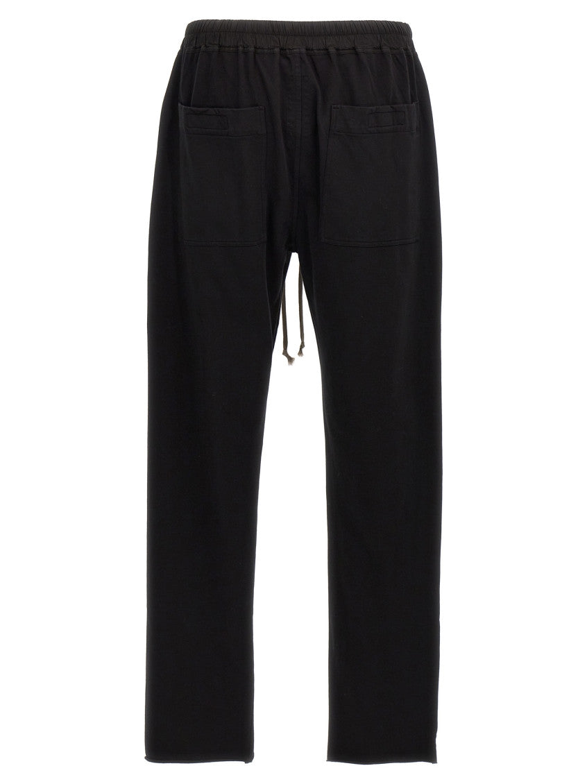 Black Straight Drawstring Pants 2