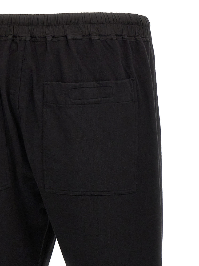 Black Straight Drawstring Pants 4
