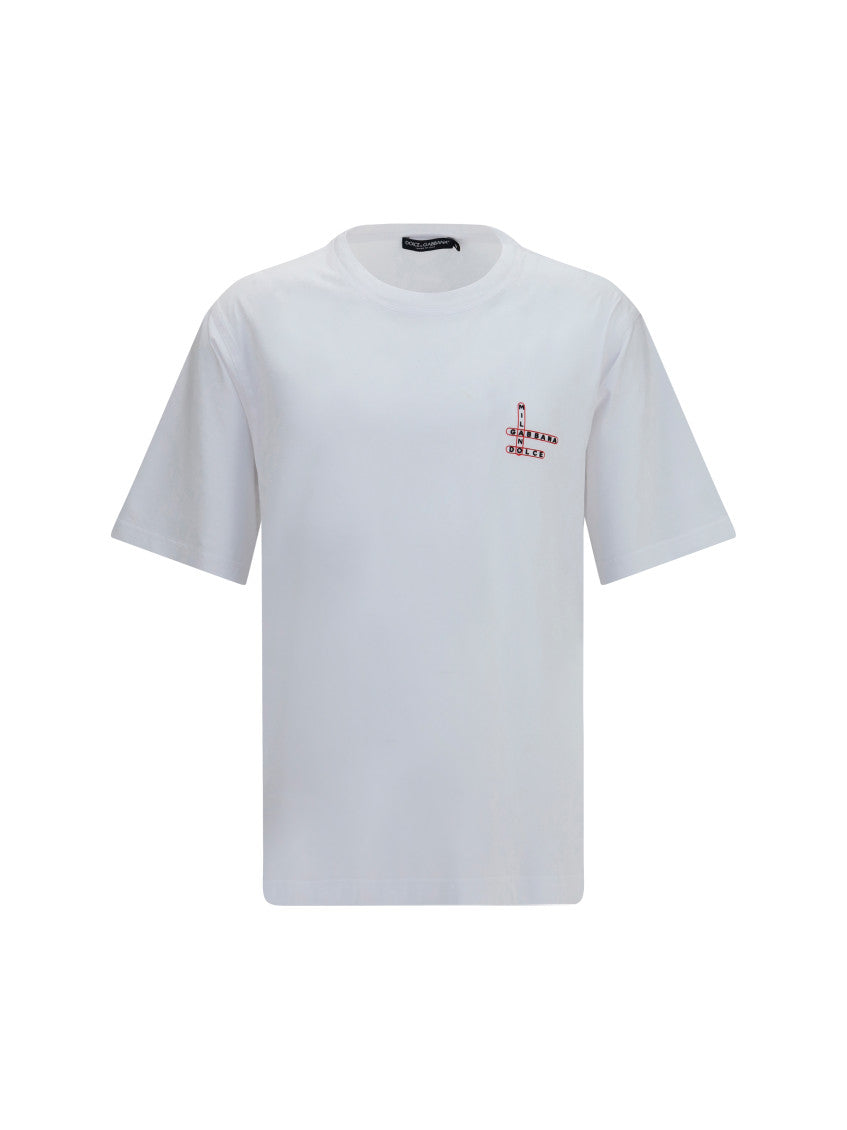 White Crew Neck T-Shirt 1