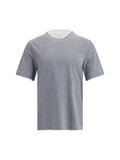 Heather Grey Crew Neck T-Shirt 1