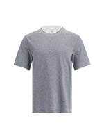 Heather Grey Crew Neck T-Shirt 1