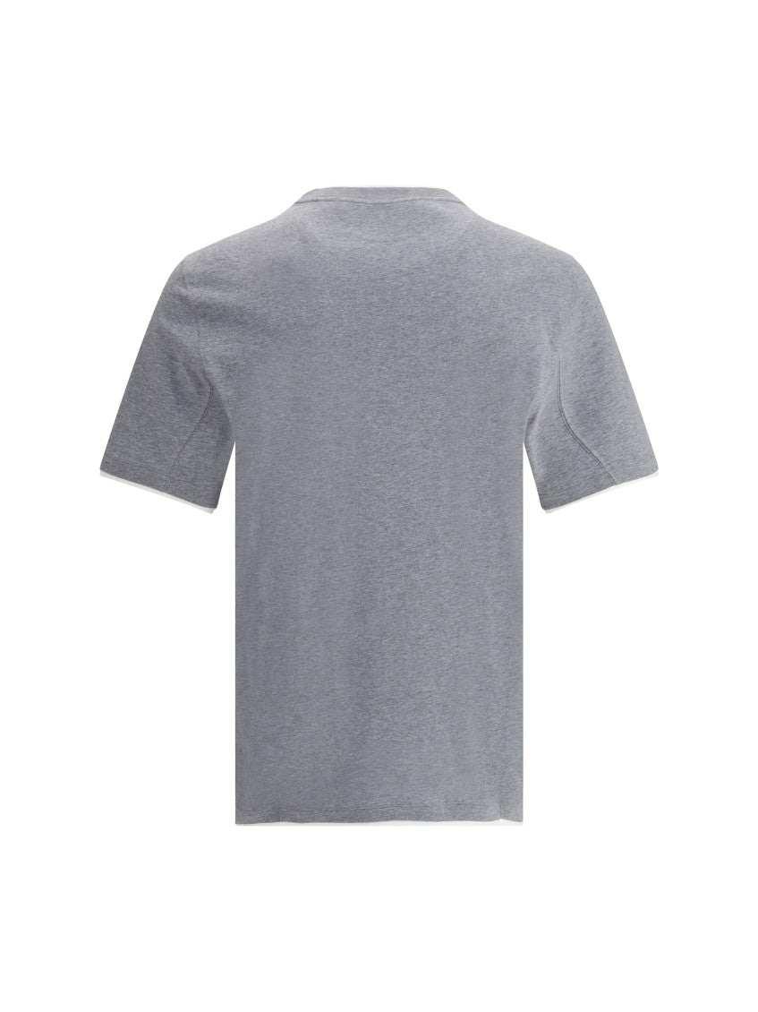 Heather Grey Crew Neck T-Shirt 2