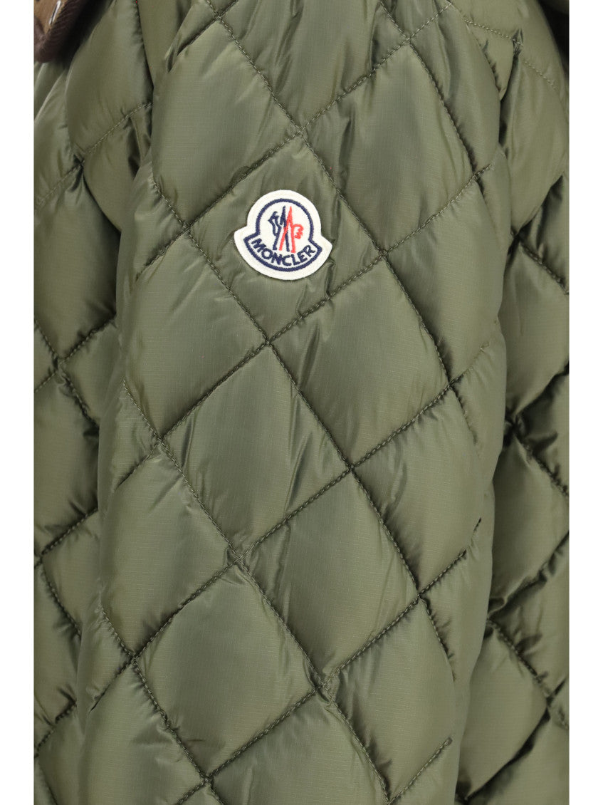 Olive Reversible Down Jacket 3