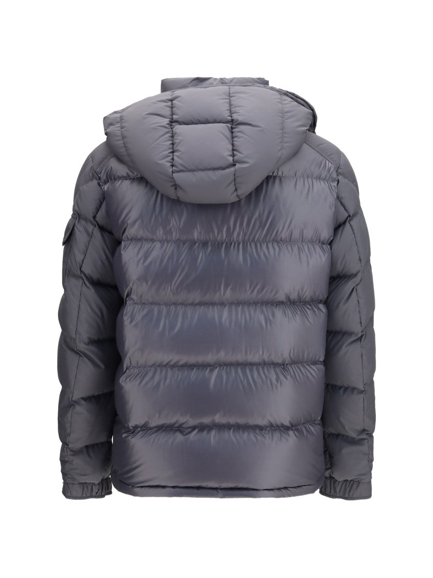 Grey Quilted Down Jacket 2