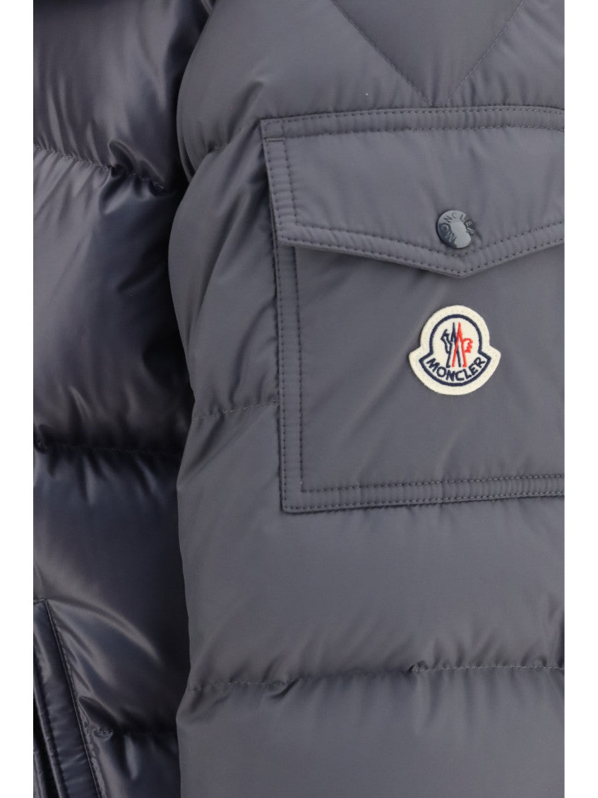 Grey Quilted Down Jacket 3
