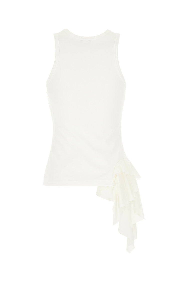 Ivory Solid Round Neck Top 2