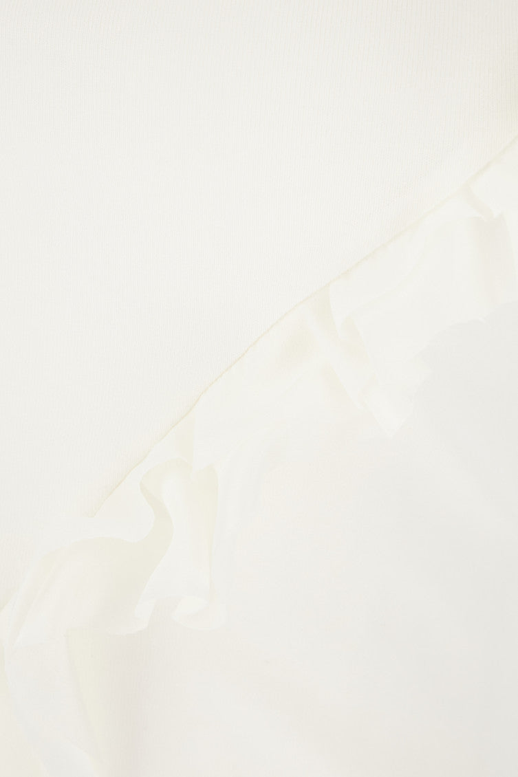 Ivory Solid Round Neck Top 3