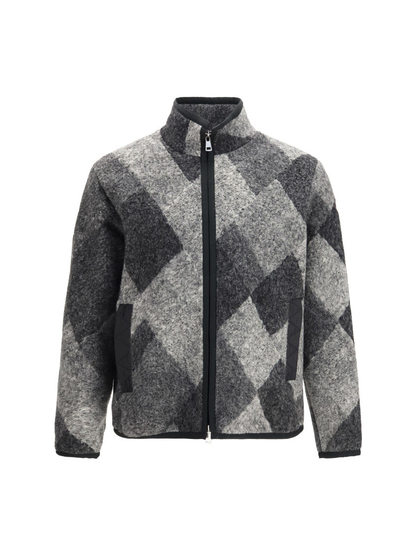 Grey Zip-Up Cardigan 1
