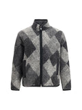 Grey Zip-Up Cardigan 1