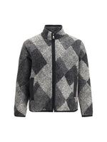Grey Zip-Up Cardigan 1