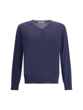 Blue V Neck Sweater 1