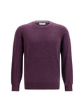 Dark Purple Crew Neck Sweater 1