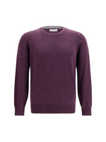 Dark Purple Crew Neck Sweater 1
