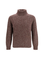 Dark Brown Knitted Sweater 1