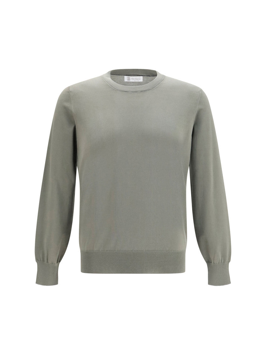 Green Crew Neck Sweater 1