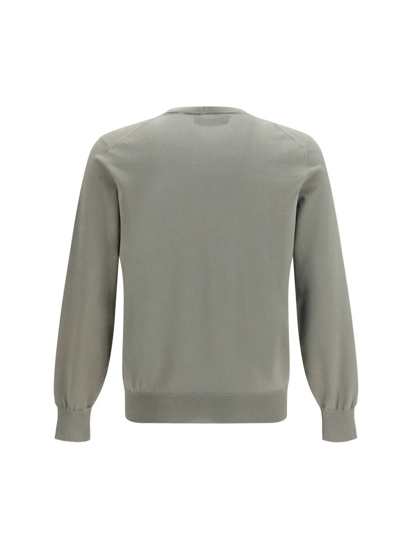 Green Crew Neck Sweater 2