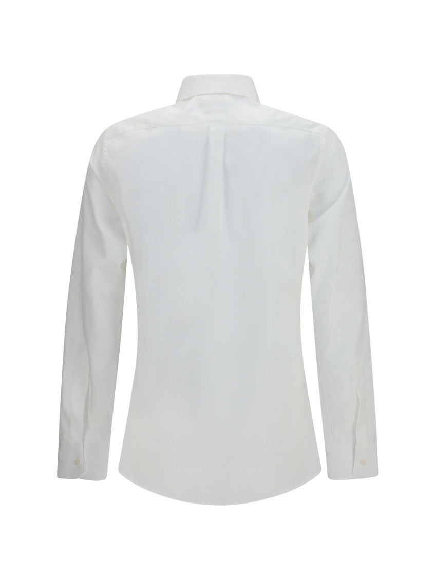 White Tailored Solid Shirt 2