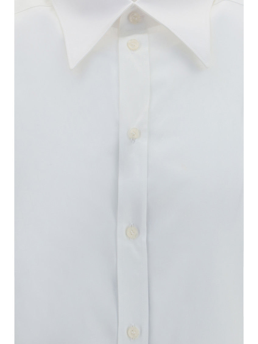 White Tailored Solid Shirt 3
