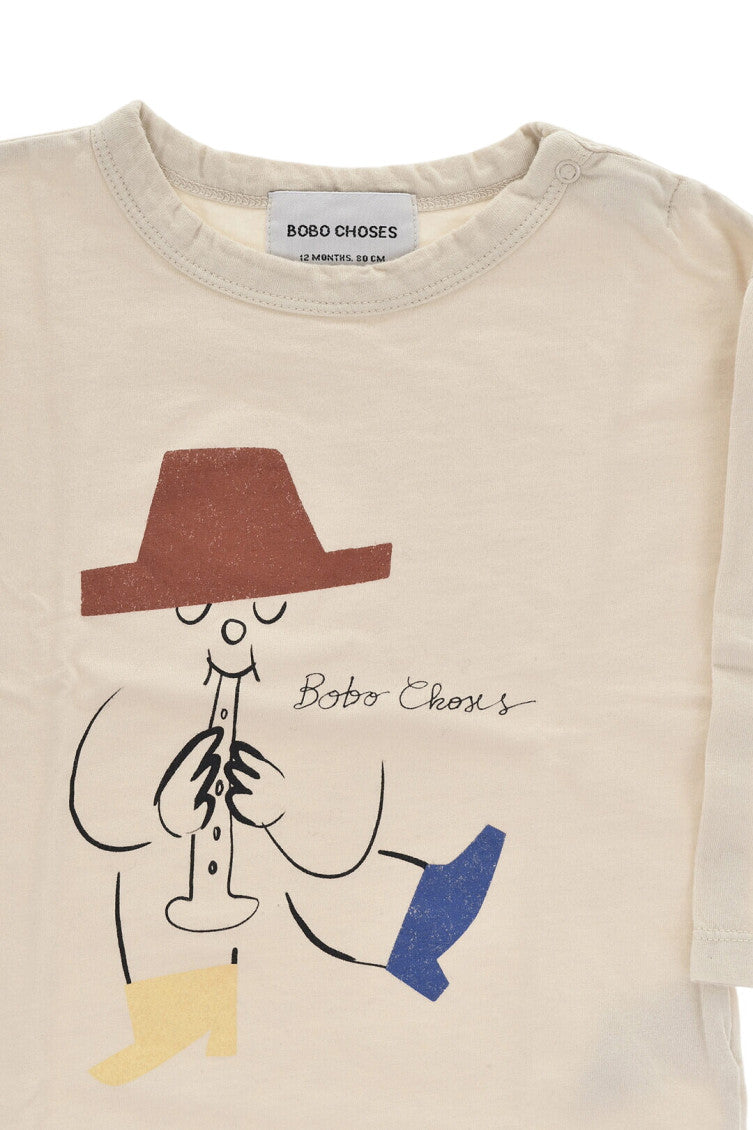Babies Beige Graphic T-Shirt 3