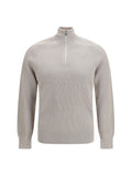 Light Grey Knitted Sweater 1