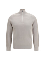 Light Grey Knitted Sweater 1