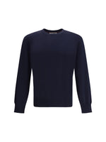 Navy Blue Crew Neck Sweater 1