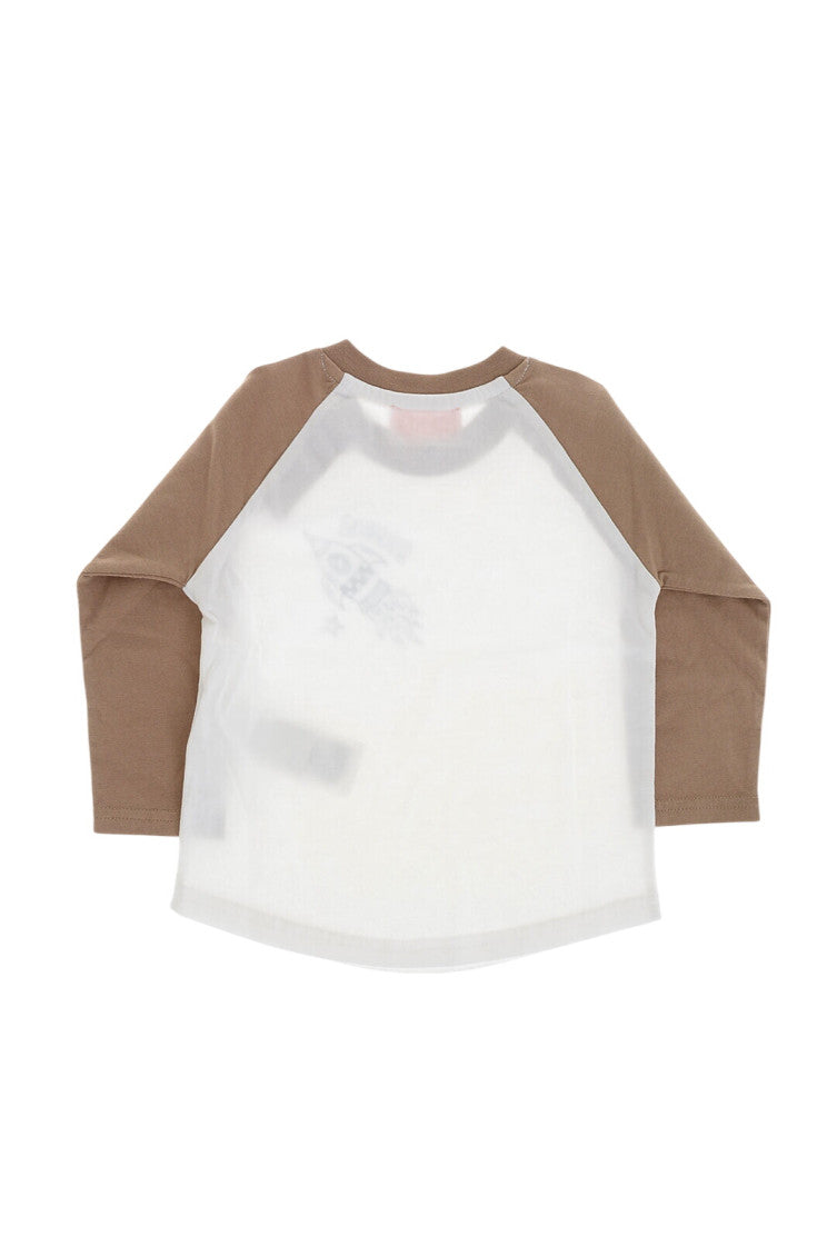 Baby Boys Beige Graphic T-Shirt 2