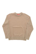 Boys Beige Embroidered Sweater 1