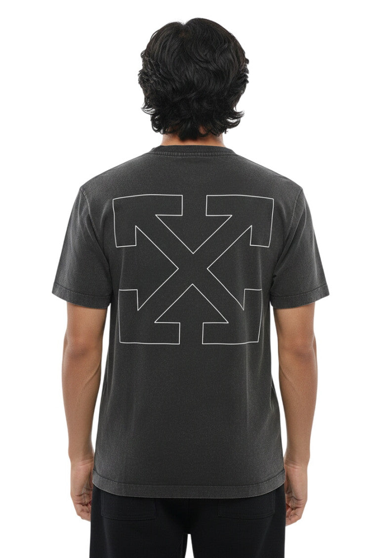 Dark Grey Crew Neck T-Shirt 2