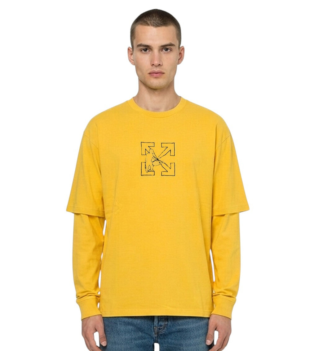 Yellow Relaxed Logo T-Shirt 1