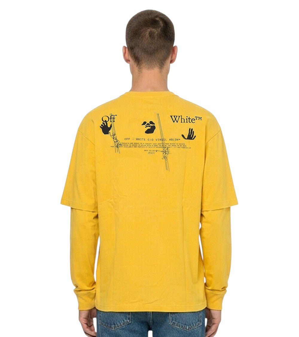 Yellow Relaxed Logo T-Shirt 2