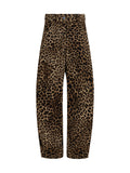 Brown Animal Print Pants 1