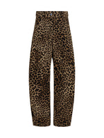 Brown Animal Print Pants 1