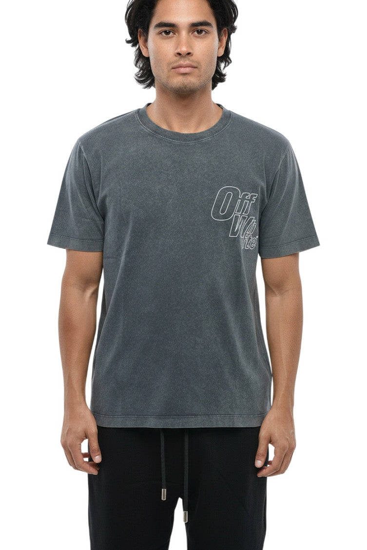 Dark Grey Crew Neck T-Shirt 1