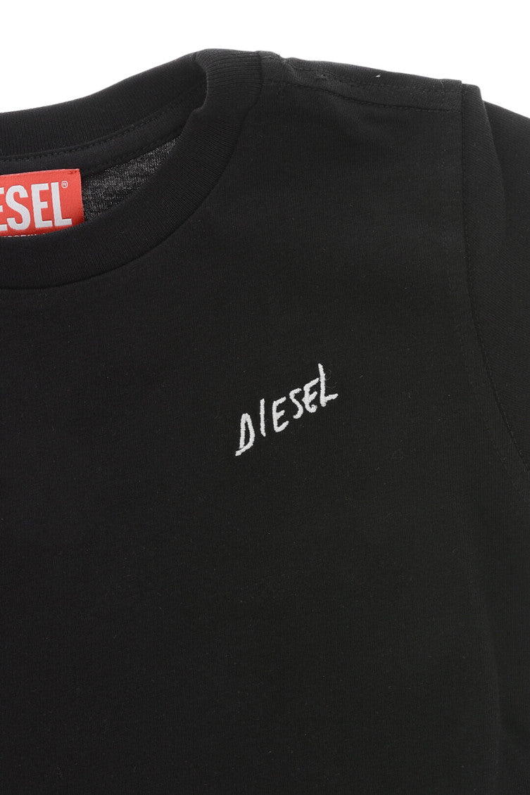 Boys Black Logo T-Shirt 3