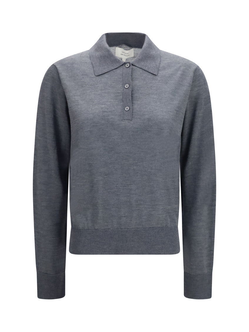 Grey Solid Shirt Collar Polo 1