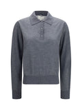 Grey Solid Shirt Collar Polo 1