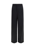Black Tailored Pleated Pants 1