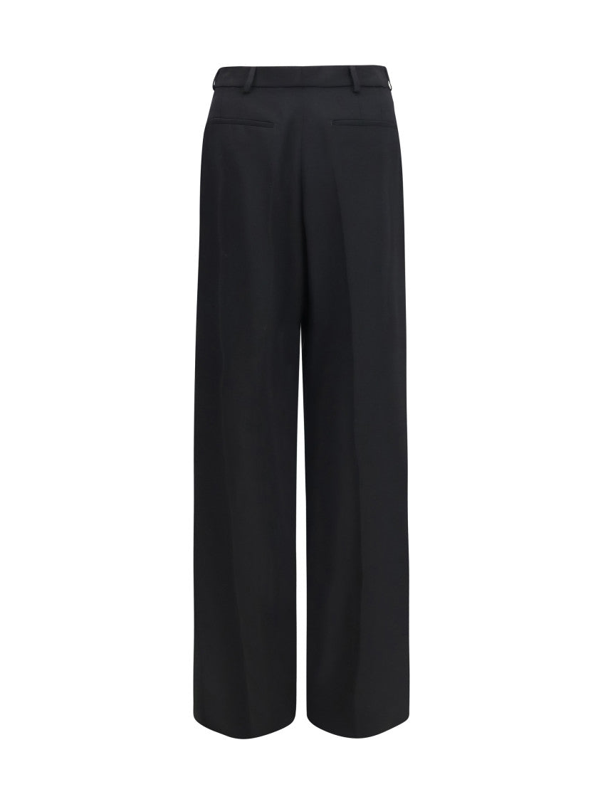 Black Tailored Pleated Pants 2