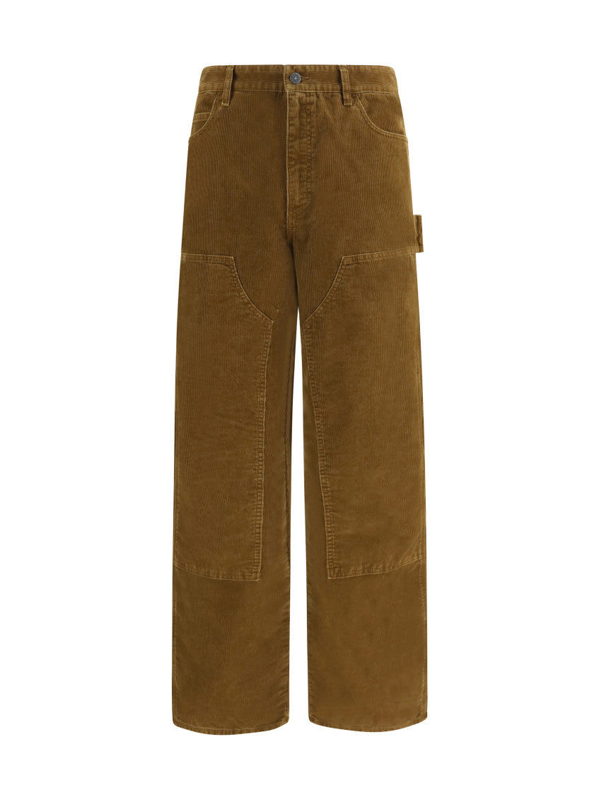 Brown Relaxed Cargos Pants 1