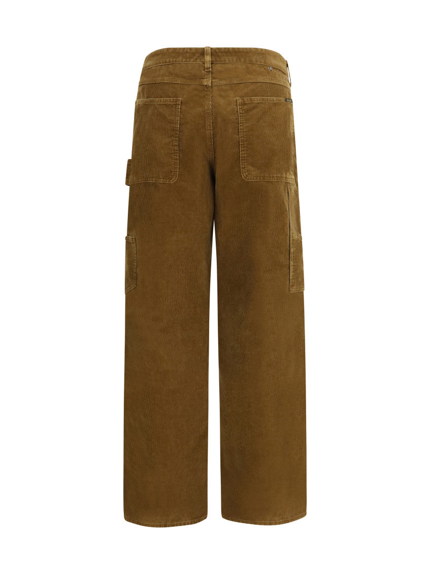 Brown Relaxed Cargos Pants 2