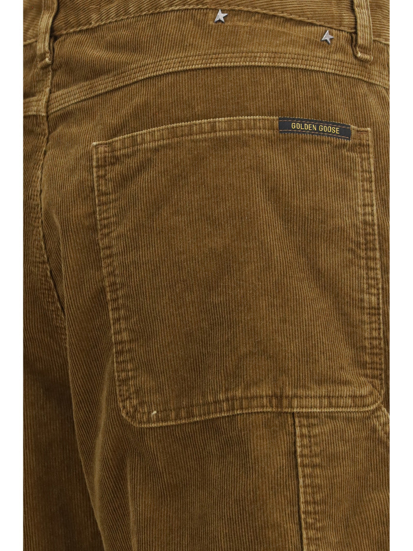 Brown Relaxed Cargos Pants 3