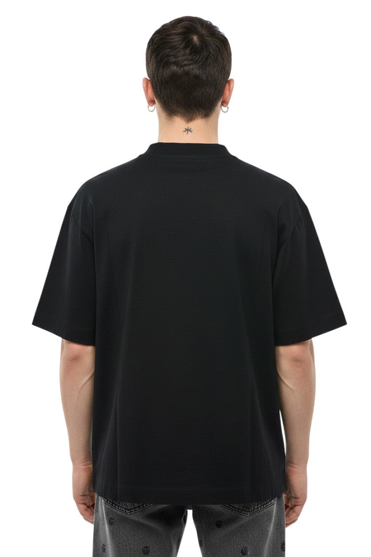 Black Crew Neck T-Shirt 2