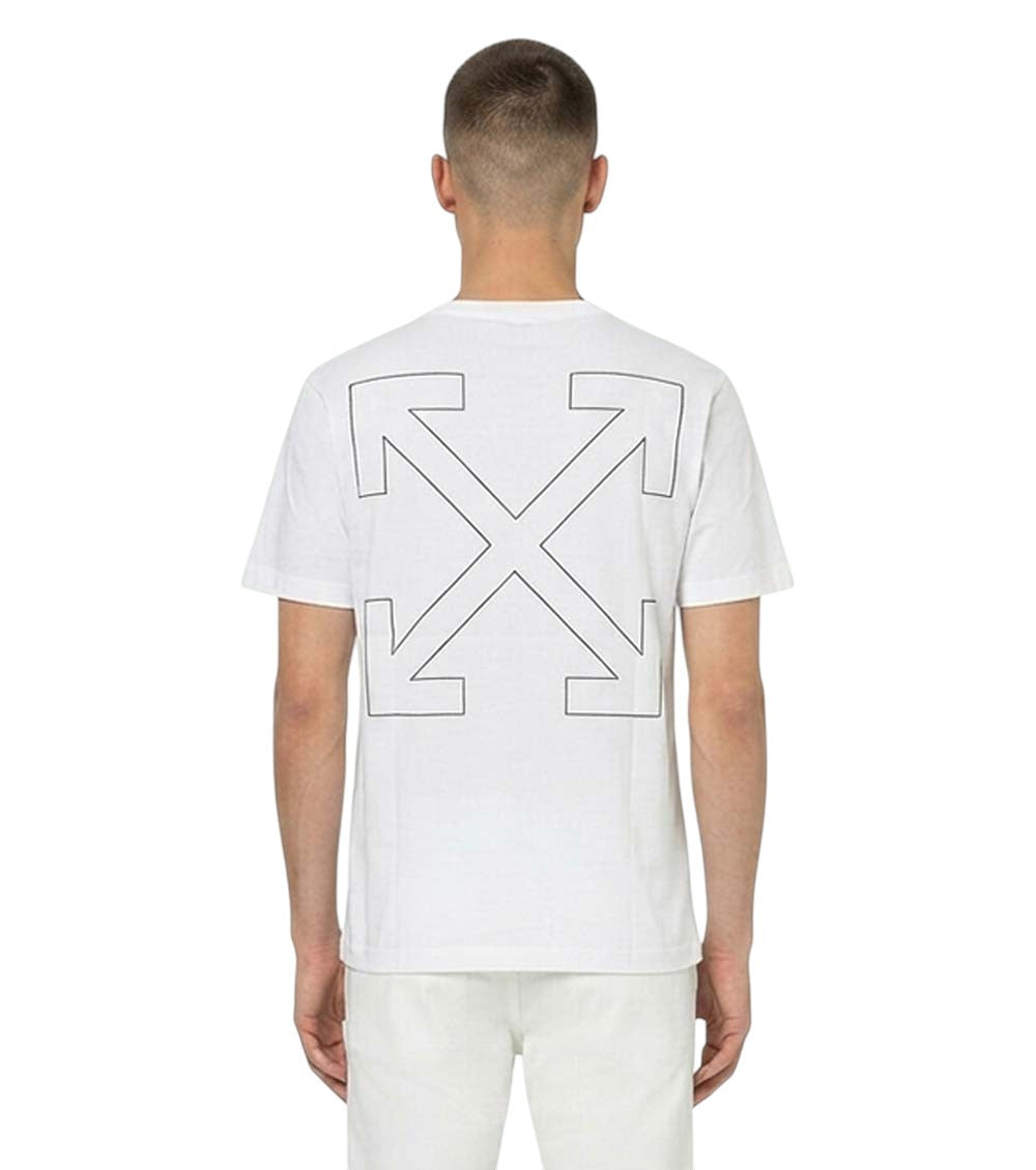 White Logo Crew Neck T-Shirt 2