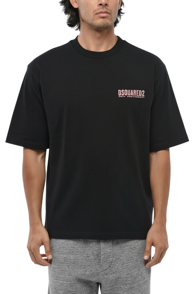 Black Logo Crew Neck T-Shirt 1