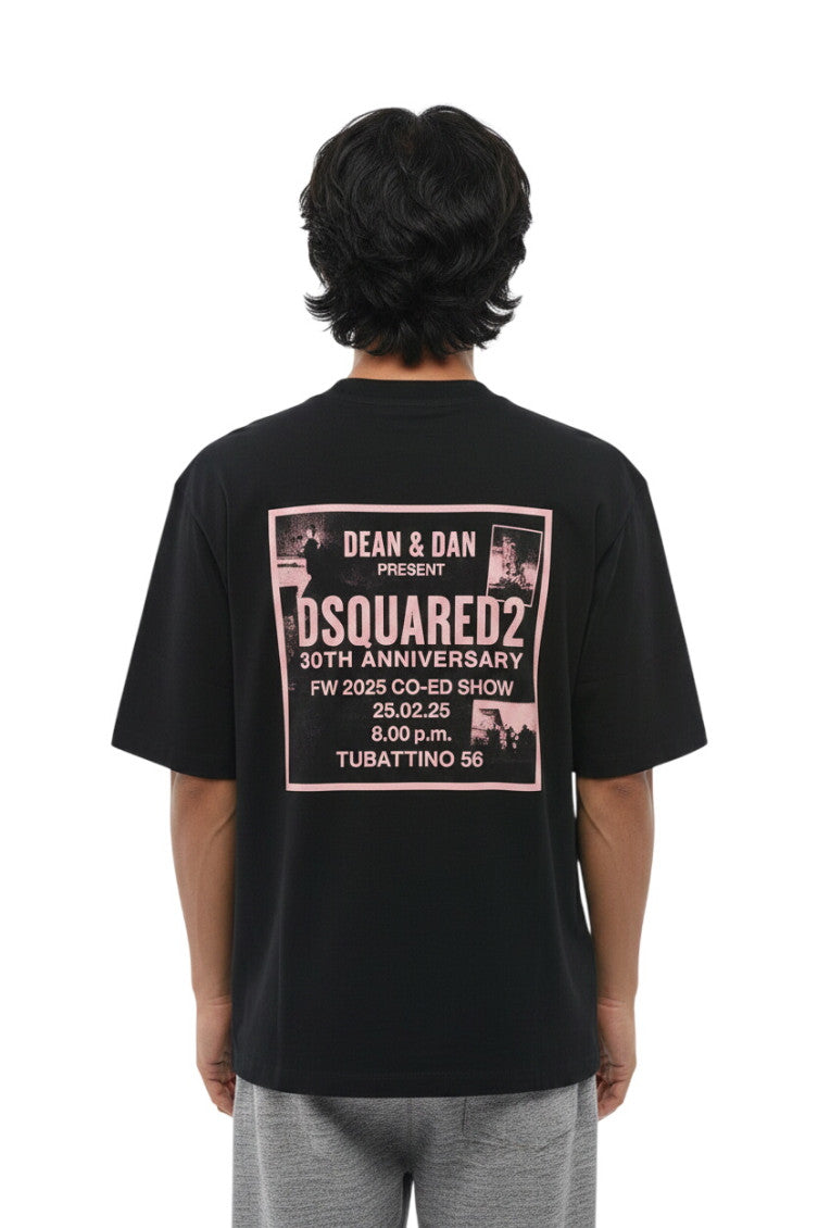 Black Logo Crew Neck T-Shirt 2