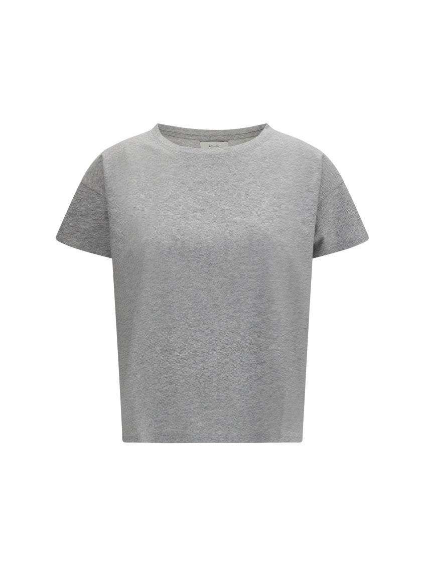 Grey Solid Crew Neck T-Shirt 1